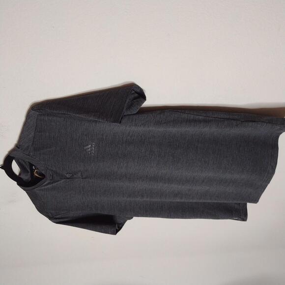 NWT Adidas Men's Charcoal Polo Shirt Size Small - Picture 2 of 10